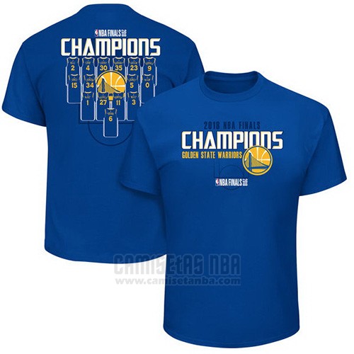 Camiseta Manga Corta Golden State Warriors Azul
